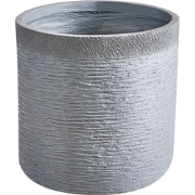 SAMOS - Bloempot - Grijs - 42 cm - Klei-vezelmengsel