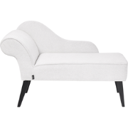 BIARRITZ - Chaise longue - Wit - Linkerzijde - Polyester