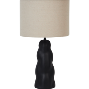 VILAR - Tafellamp - Zwart - Keramiek