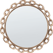 YEBRA - Wandspiegel - Goud  - Synthetisch materiaal