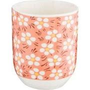 Clayre & Eef Mok Roze Porselein Bloemen