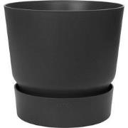 Greenville rond 30 bloempot living black buiten dia. 29,5 x h 27,8 cm