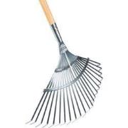 Gazonhark verzinkt plat 150cm steel