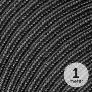 Strijkijzersnoer 3-aderig - per meter - charcoal antraciet