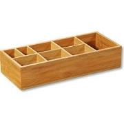 FSC® Bamboe houten Opbergdoos met 8 vakken - Barbecue Bbq Grill box - ...
