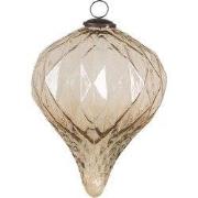 Clayre & Eef Kerstbal Goudkleurig Glas
