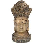 Clayre & Eef Beeld Boeddha Goudkleurig Polyresin