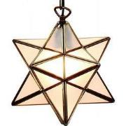 Lumilamp Hanglamp Tiffany Wit Glas