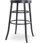 Lauren houten barkruk zwart - 75 cm