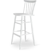 Lucia houten barkruk wit - 75 cm