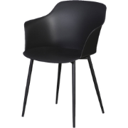 Dian kunststof tuinstoel zwart