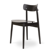 George houten eetkamerstoel zwart