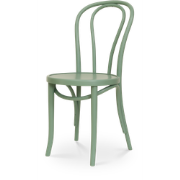 Vienna Thonet No. 18 houten bistrostoel lichtgroen