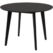 Jade houten eettafel zwart - Ø 105 cm