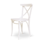 Claire houten eetkamerstoel wit