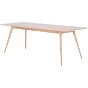 Stafa table houten eettafel whitewash - 200 x 90 cm