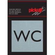 Route Alu Picto 80x80 mm wc