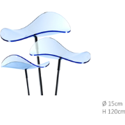 3 stuks! Zonnevangers Lucy Blauw medium 120x15 cm Cazador Del Sol