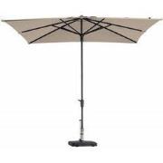 Paros II round ecru stokparasol 300 cm zonwering