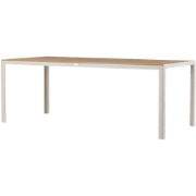 Aaron tuintafel polywood beige - 205 x 90 cm