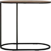 DTP Home Laptop table Terra NATURAL,60x65x35 cm, oval, recycled teakwo...