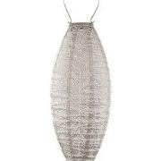 LUMIZ Solar tuinverlichting Folia Long Oval - 20 cm - Licht Taupe