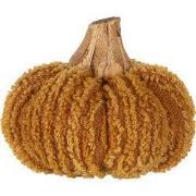 Clayre & Eef Decoratie Pompoen Geel Oranje Polyester