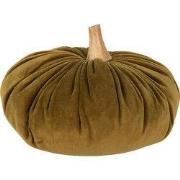 Clayre & Eef Decoratie Pompoen Groen Polyester