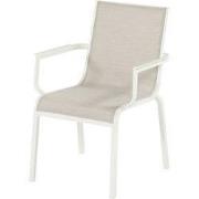 Gina Alu Sling stackable arm chair II