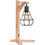 LABEL51 Tafellamp Drop - Zwart - Mangohout - SALE