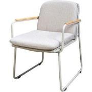 Serra dining chair aluminium salix rope salix/flax beige AW