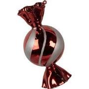 Clayre & Eef Kersthanger Rood Glas
