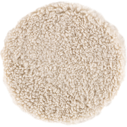 Malia teddy vachtje wit - Ø 34 cm