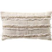 Dutch Decor YUNA - Kussenhoes 30x50 cm - met schelpen - Snow White - w...