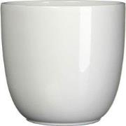 Mica Decorations Bloempot Tusca - 0x0x20 cm - Keramiek - Wit