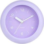 Karlsson - Wandklok Slope - Zachtpaars- Ø20cm