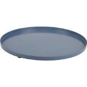 Present Time - Dienblad Servir Rond Medium - Classic blue