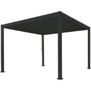 Overkapping vierkant L Rota 360 cm x 360 cm Matt royal grey