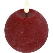 Ledkaars Lyon ro 8x8x9 cm rood