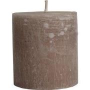 PTMD Kaars New Rustic Outdoor - 15x15x16 cm - Parrafin - Sahara