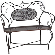 IJzeren Tuinbankje - 109 cm Buitengewoon de Boet