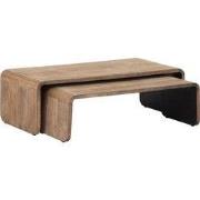 DTP Home Coffee table Evo,30x95x40 cm / 35x110x50 cm,  recycled teakwo...