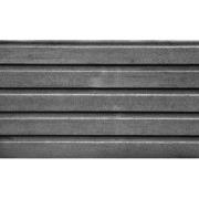 Berton motiefplaat Deens rabat antraciet 184 cm Tuindeco