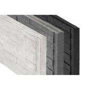 Berton Leisteen motiefplaat smal antraciet 184 cm Tuindeco