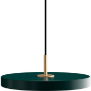 Asteria Plus Mini hanglamp forest green - met koordset - Ø 31 cm