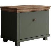 Meubella - Schoenenkast Eric - Groen - 71 cm - 1 klep