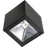 Cube solar downlighter zwart