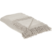 YERBENT - Bedsprei - Lichtgrijs - 200 x 220 cm - Katoen