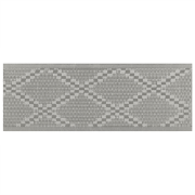 JALNA - Outdoor kleed - Grijs - 60 x 105 cm - Polypropyleen