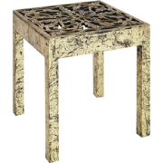 PALASI - Bijzettafel - Goud - Mangohout